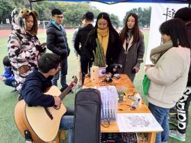 学院顺利开展2017年社团会员招新现场报名工作